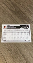 DL Hall 2023 Topps Baltimore Orioles BAL-12 trading card image rear