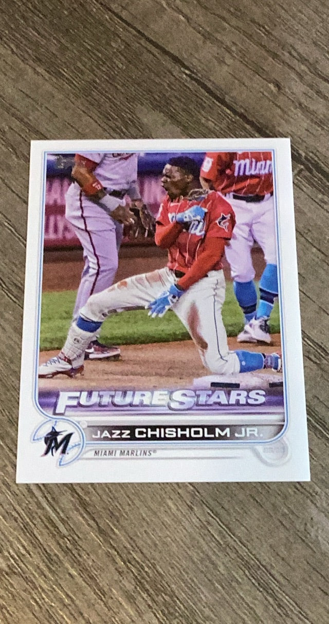 Jazz Chisholm Jr. 2022 Topps 6 trading card image front