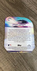 Miguel Cabrera 2023 Topps Chrome Cosmic LIO-8 trading card image rear