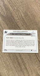 Edward Cabrera 2022 Topps Update US231 trading card image rear