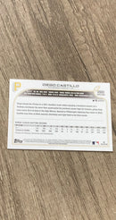 Diego Castillo 2022 Topps Update US85 trading card image rear