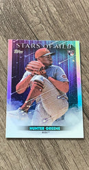 Hunter Greene 2022 Topps Update Stars of MLB SMLB-67 trading card image front