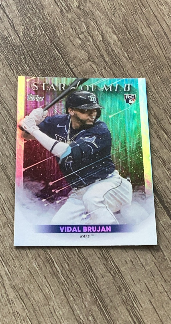 Vidal Brujan 2022 Topps Update Stars of MLB SMLB-85 trading card image front