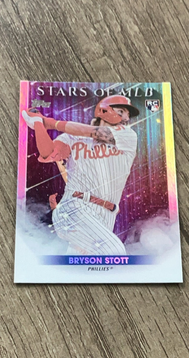 Bryson Stott 2022 Topps Update Stars of MLB SMLB-83 trading card image front