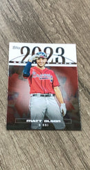 Matt Olson 2024 Topps 2023 Greatest Hits 23GH-3 trading card image front
