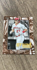 Mike Trout 2024 Topps Grand Gamers GOG-20 trading card image front