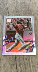 David Peralta 2021 Topps Rainbow Foil 640 trading card image front