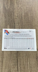 David Peralta 2021 Topps Rainbow Foil 640 trading card image rear