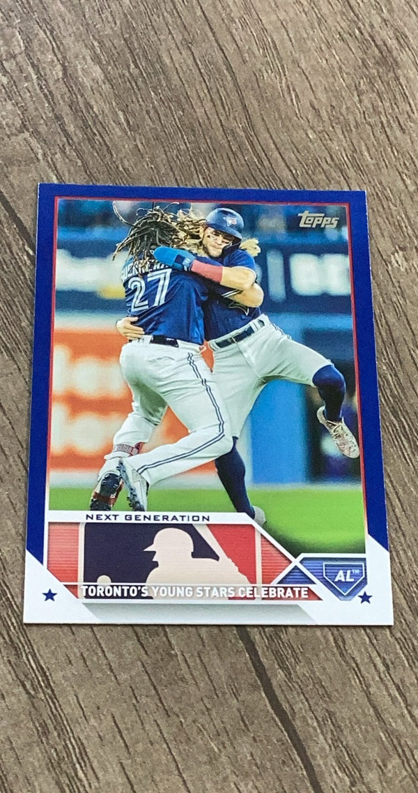 Next Generation 2023 Topps Royal Blue 216 trading card image front
