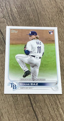 Shane Baz 2022 Topps Update US240 trading card image front