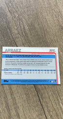 Luis Arraez 2019 Topps Update US247 trading card image rear