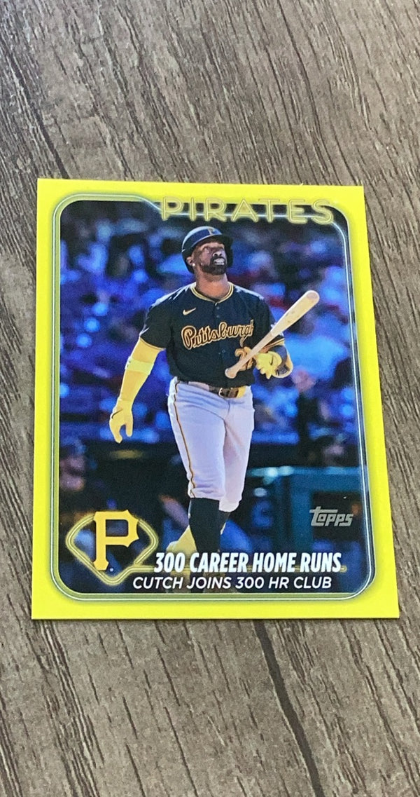 Andrew McCutchen 2024 Topps Update Yellow US254 trading card image front