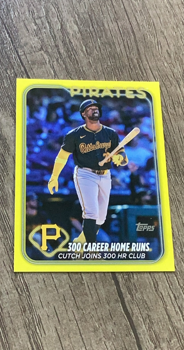 Andrew McCutchen 2024 Topps Update Yellow US254 trading card image front