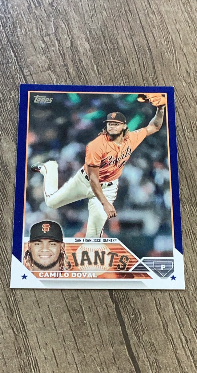 Camilo Doval 2023 Topps 262 trading card image front