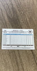 Bryan De La Cruz 2024 Topps Royal Blue 215 trading card image rear