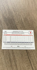 Brandon Walter 2024 Topps 193 trading card image rear