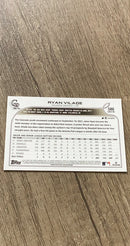 Ryan Vilade 2022 Topps 586 trading card image rear