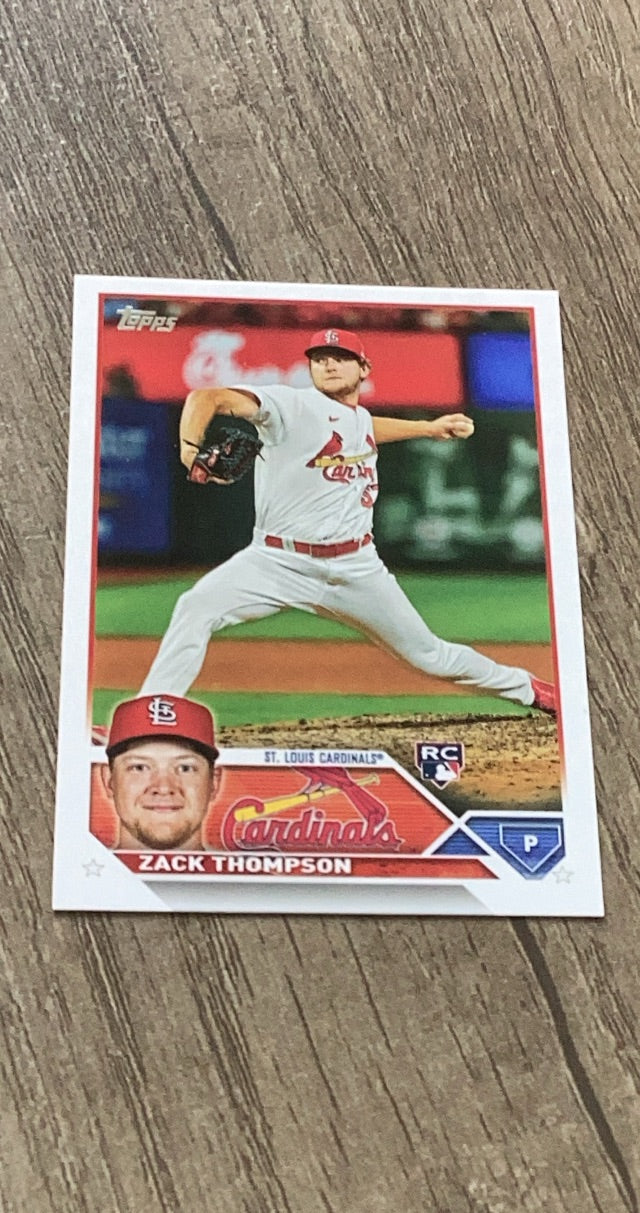 Zack Thompson 2023 Topps 34 trading card image front