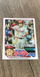 Bryson Stott 2023 Topps 295 trading card image front