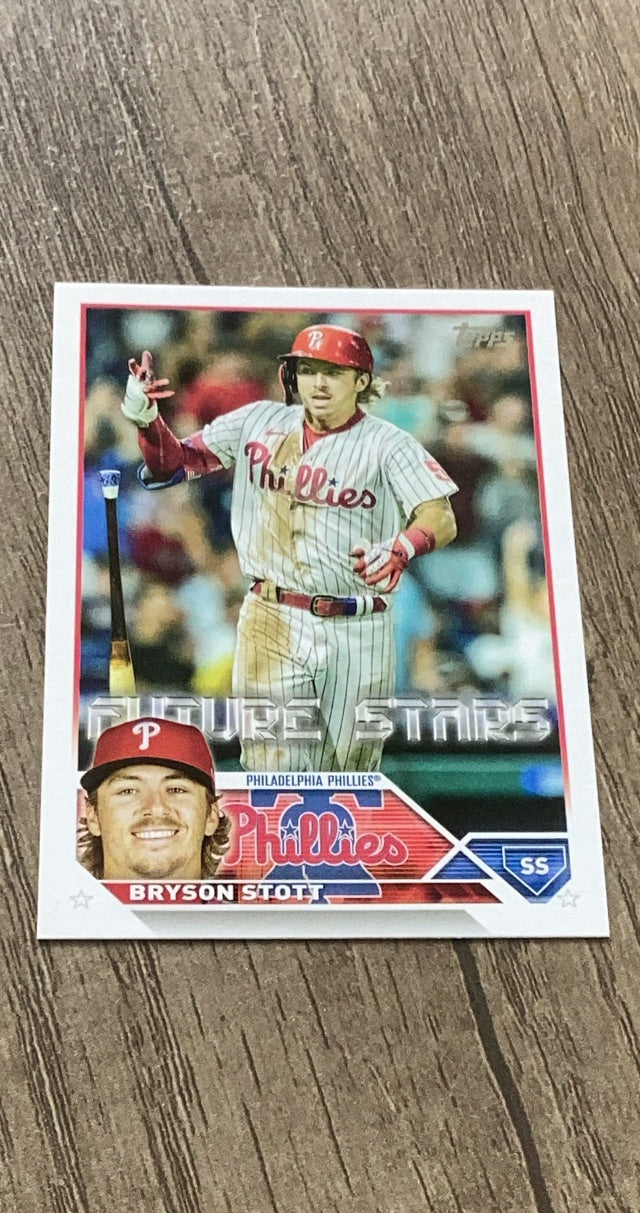 Bryson Stott 2023 Topps 295 trading card image front