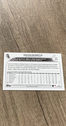 Gavin Sheets 2022 Topps 12 trading card image rear