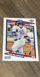 Javier Baez 2022 Topps Opening Day Bomb Squad BS-19 trading card image front