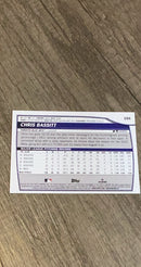 Chris Bassitt 2023 Topps Big League 106 trading card image rear