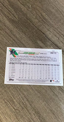 Jesus Aguilar 2021 Topps Holiday HW173 trading card image rear