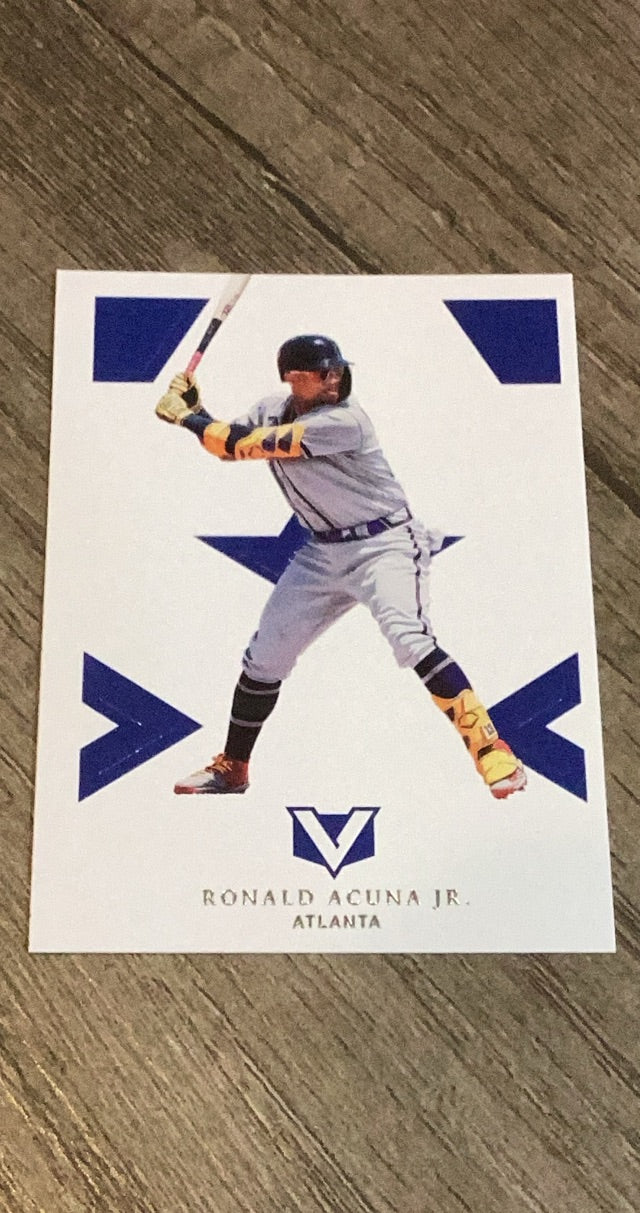 Ronald Acuña Jr. 2022 Panini Chronicles Vertex 2 trading card image front
