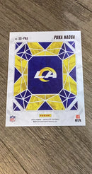 Puka Nacua 2024 Absolute Draft Diamonds back