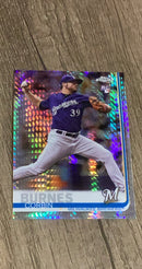 Corbin Burnes 2019 Chrome Prism Refractor front