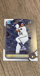 Felix Valerio 2022 Bowman Chrome BCP-128 front