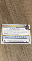 Felix Valerio 2022 Bowman Chrome BCP-128 back