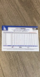 Freddie Freeman 2025 Topps 239 back