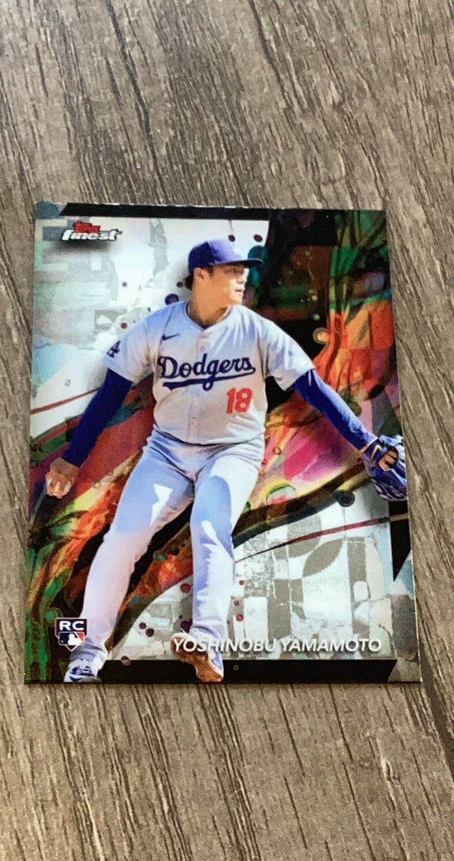 Yoshinobu Yamamoto 2024 Topps 2024 Finest 50 front