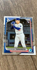 Yoshinobu Yamamoto 2024 Bowman 2024 Bowman Chrome 73 front