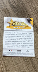 Jacob Wilson 2025 Topps 2025 Topps - Stars of MLB SMLB-31 back
