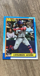 Luisangel Acuña 2025 Topps 2025 Topps - 1990 Topps Baseball 35th Anniversary (Series Two) 90B2-22 front