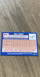 Will Smith 2019 Topps 2019 Topps Update - 1984 Topps Baseball 84-37 back