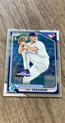 Trey Yesavage 2024 Bowman 2024 Bowman Draft - Chrome BDC-92 front
