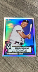 Eddie Mathews 2021 Chrome Refractor front