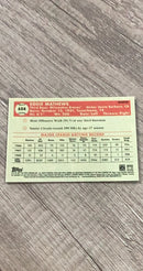 Eddie Mathews 2021 Chrome Refractor back