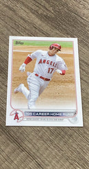 Shohei Ohtani 100 HR insert front