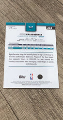 Ryan Kalkbrenner 2025 Topps RC back