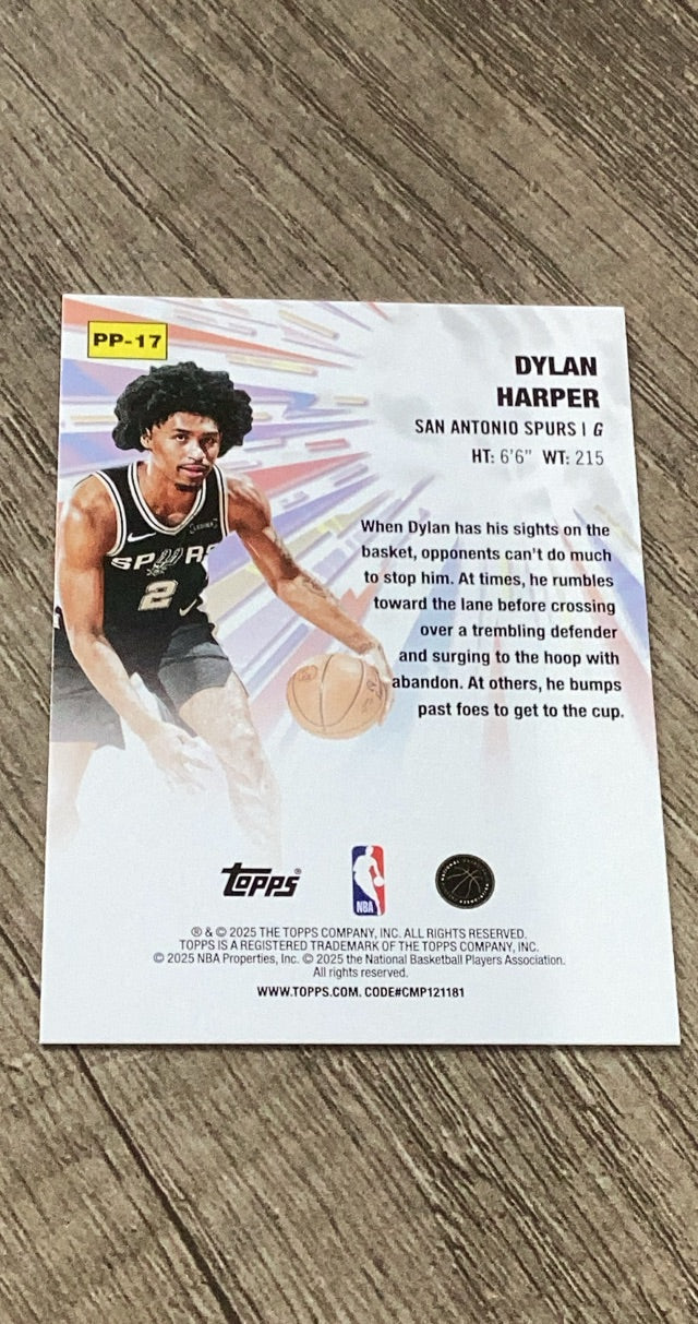 Dylan Harper 2025 Power Players back