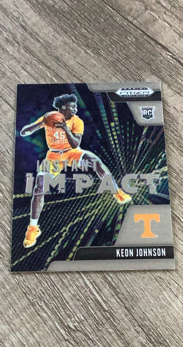 Keon Johnson 2021 Prizm Instant Impact front