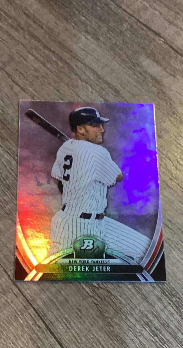 Derek Jeter 2013 Bowman Platinum front