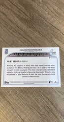Julio Rodriguez 2022 Update RC back