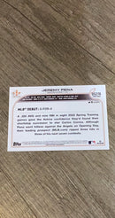 Jeremy Peña 2022 Update RC back