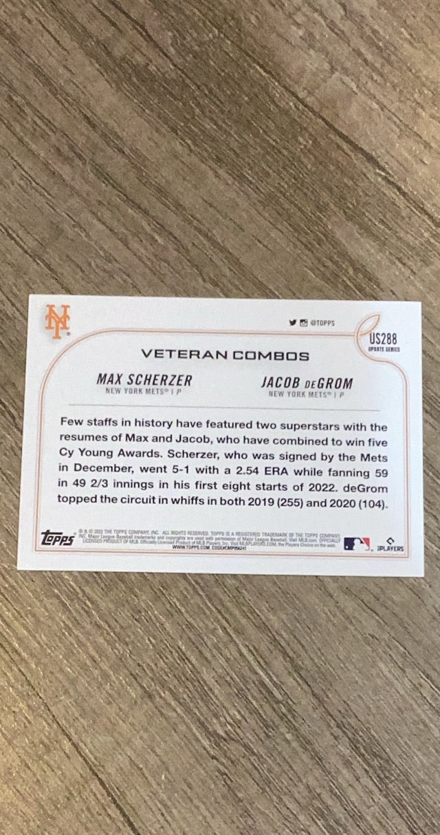 Aces Up Mets 2022 Royal Blue back